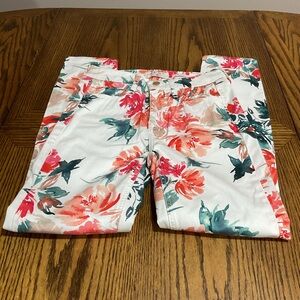 Pretty Floral High Rise Skinny Jeans